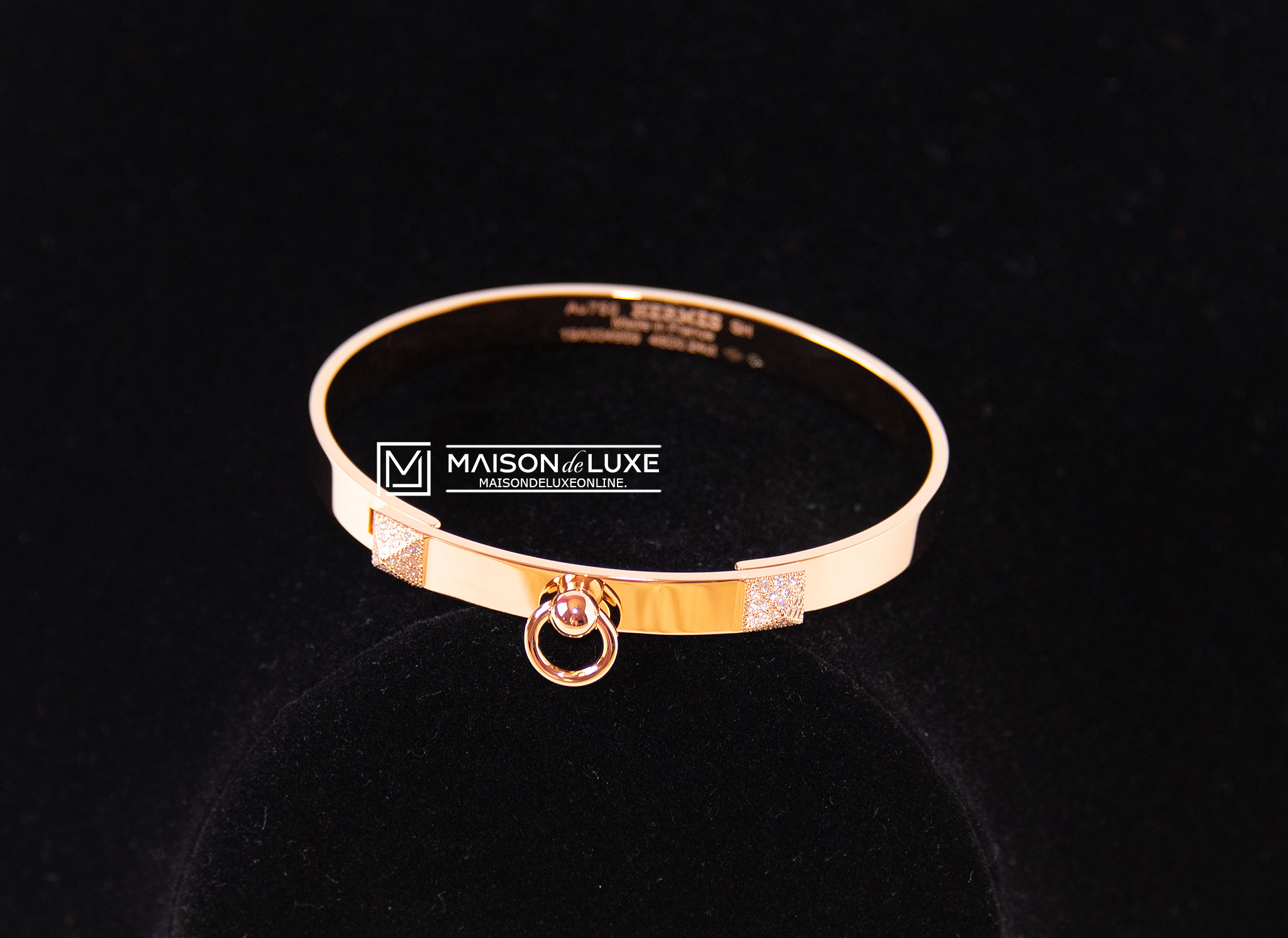 hermes cdc gold bracelet