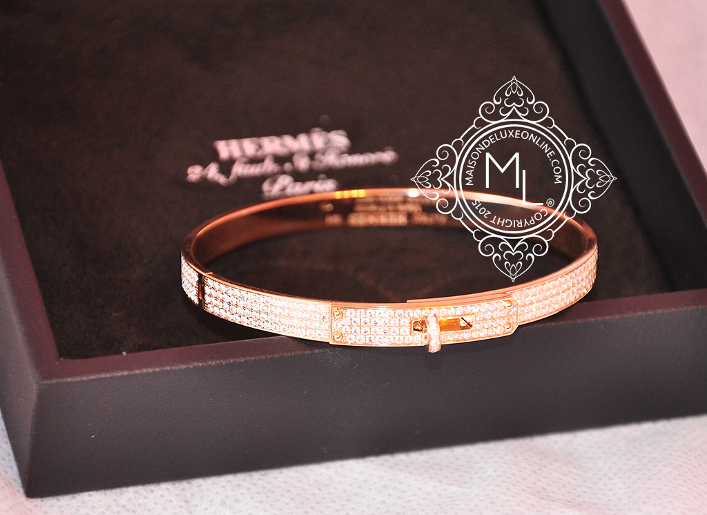 hermes diamond bangle