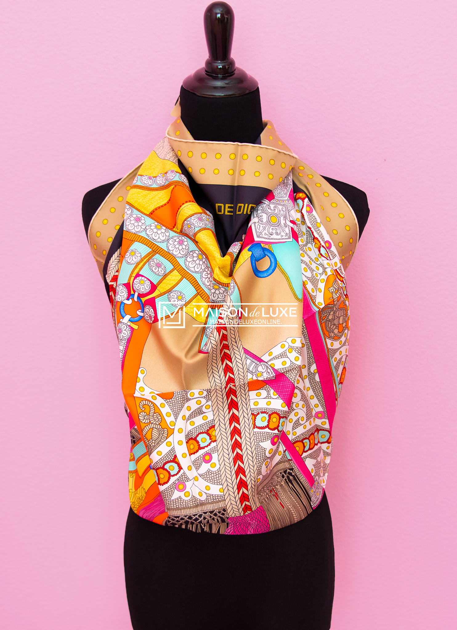 hermes selle de dignitaire scarf