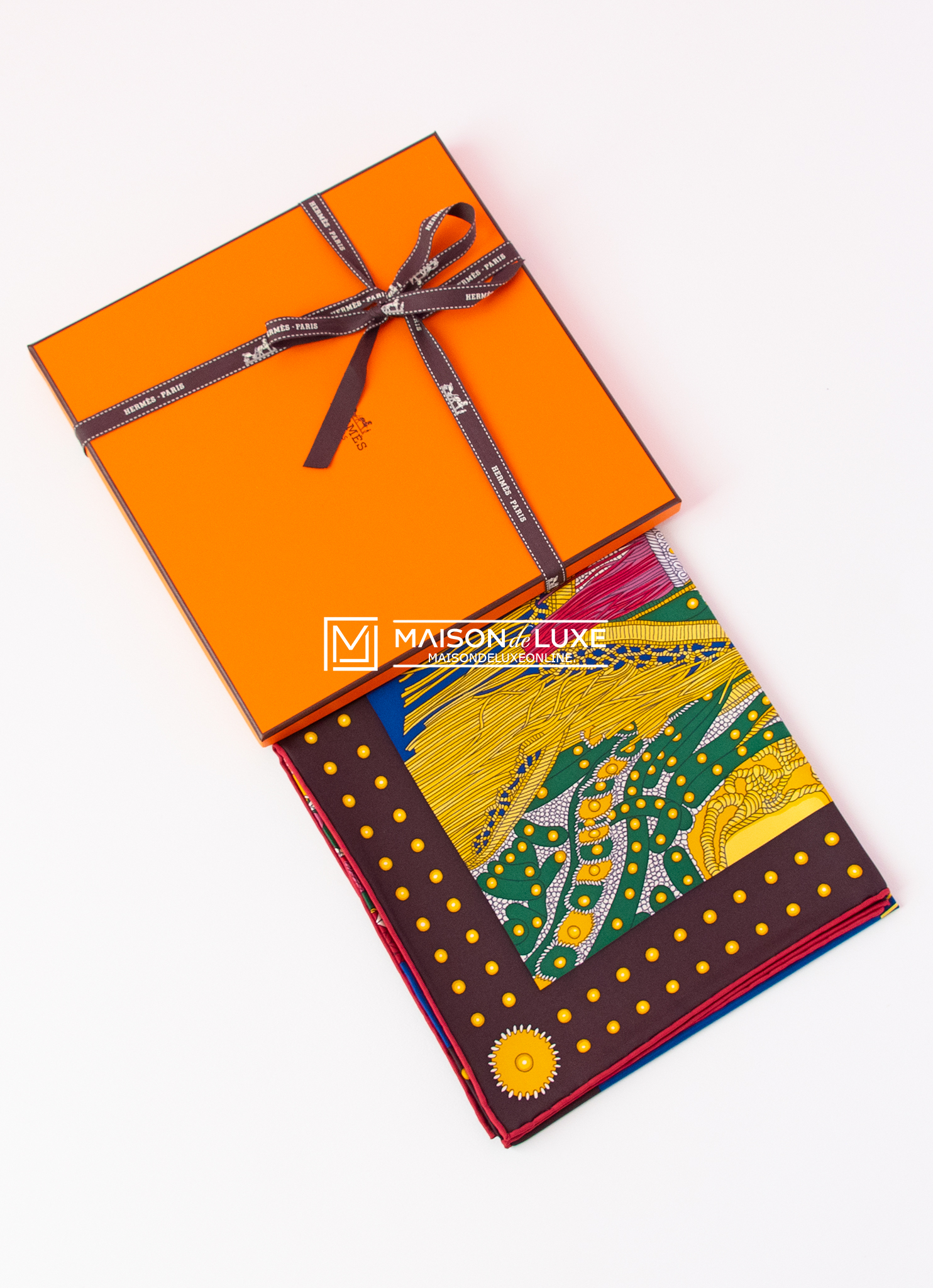 hermes selle de dignitaire scarf