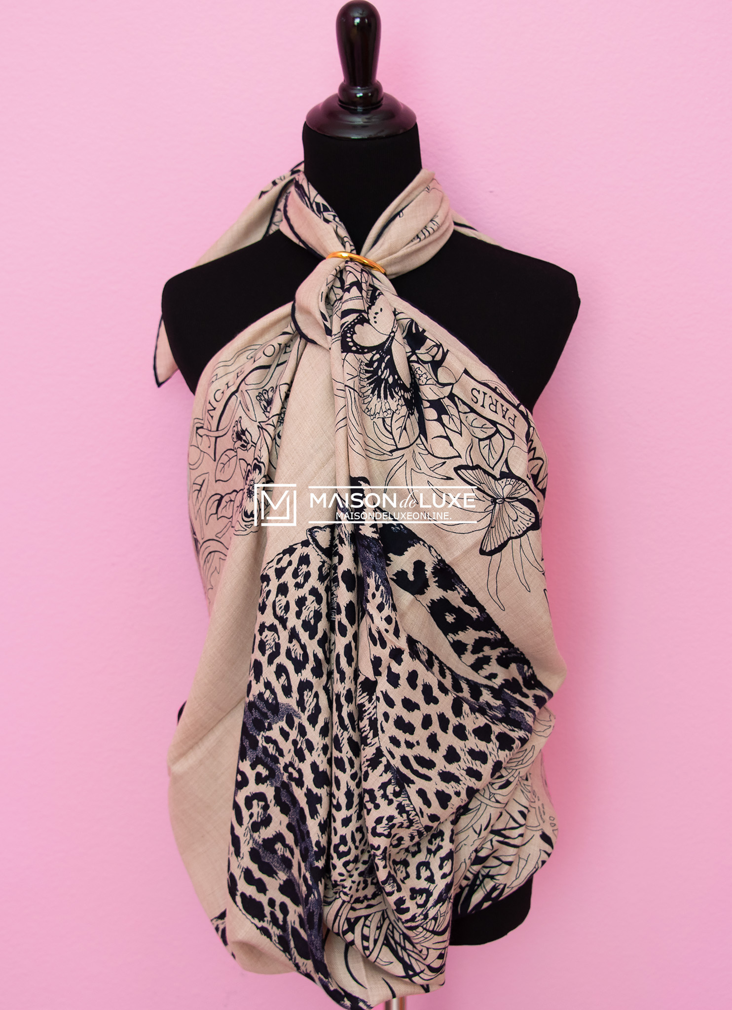 hermes jungle love shawl